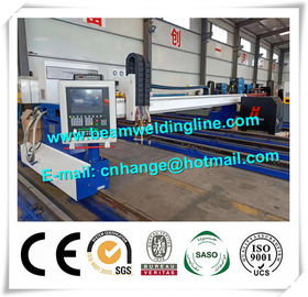 Metal Steet Gantry Type CNC Plasma Cutting Machine , CNC Flame Plasma Cutting Machine